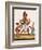 A Depiction of King Ravana with a Rakshasa or Demon to His Left and Sita to His Right, from…-null-Framed Giclee Print