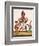 A Depiction of King Ravana with a Rakshasa or Demon to His Left and Sita to His Right, from…-null-Framed Giclee Print