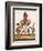 A Depiction of King Ravana with a Rakshasa or Demon to His Left and Sita to His Right, from…-null-Framed Giclee Print