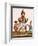 A Depiction of King Ravana with a Rakshasa or Demon to His Left and Sita to His Right, from…-null-Framed Giclee Print