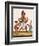 A Depiction of King Ravana with a Rakshasa or Demon to His Left and Sita to His Right, from…-null-Framed Giclee Print