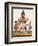 A Depiction of King Ravana with a Rakshasa or Demon to His Left and Sita to His Right, from…-null-Framed Giclee Print