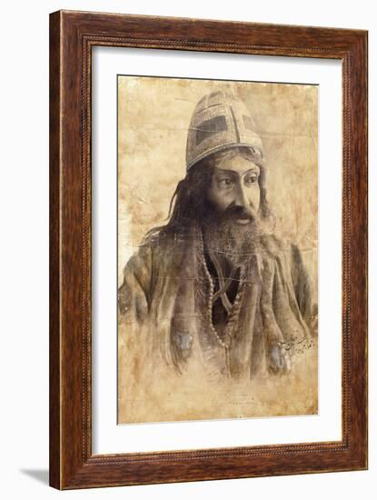 A Dervish, C.1851-2-Abu'l Hassan Ghaffari-Framed Giclee Print