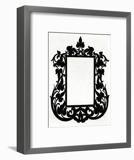 A design for a picture frame titled 'Aesthetic', 1898-Unknown-Framed Giclee Print