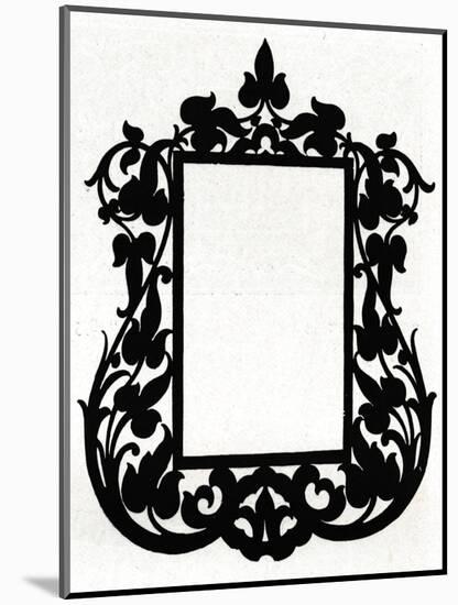 A design for a picture frame titled 'Aesthetic', 1898-Unknown-Mounted Giclee Print