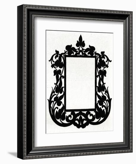 A design for a picture frame titled 'Aesthetic', 1898-Unknown-Framed Giclee Print