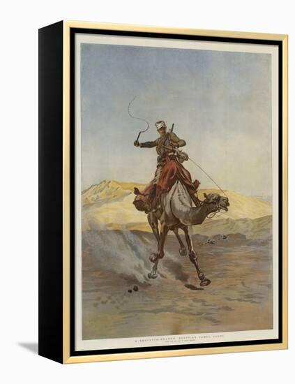 A Despatch-Bearer Egyptian Camel Corps-Lady Butler-Framed Premier Image Canvas