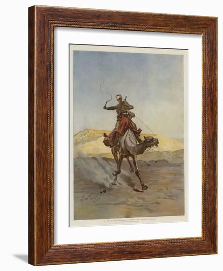 A Despatch-Bearer Egyptian Camel Corps-Lady Butler-Framed Giclee Print