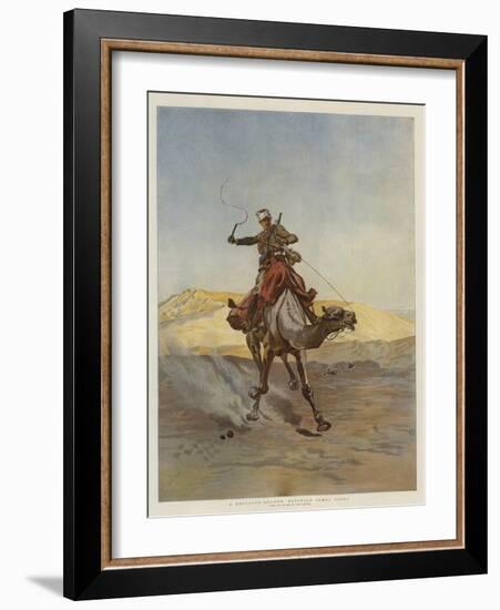 A Despatch-Bearer Egyptian Camel Corps-Lady Butler-Framed Giclee Print