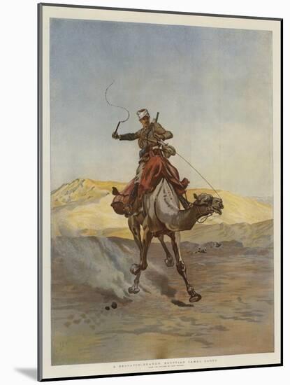 A Despatch-Bearer Egyptian Camel Corps-Lady Butler-Mounted Giclee Print