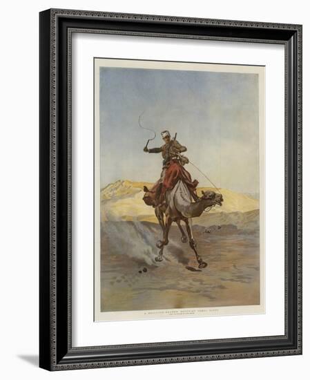 A Despatch-Bearer Egyptian Camel Corps-Lady Butler-Framed Giclee Print