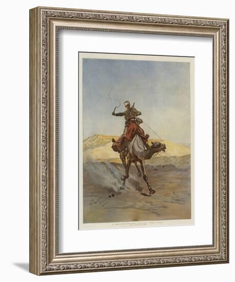 A Despatch-Bearer Egyptian Camel Corps-Lady Butler-Framed Giclee Print