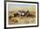 A Desperate Stand-Charles Marion Russell-Framed Art Print