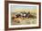 A Desperate Stand-Charles Marion Russell-Framed Art Print