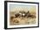 A Desperate Stand-Charles Marion Russell-Framed Art Print