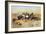 A Desperate Stand-Charles Marion Russell-Framed Art Print