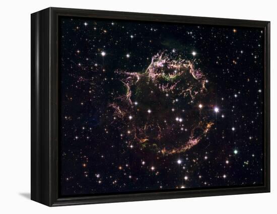 A Detailed View at the Tattered Remains of a Supernova Explosion known as Cassiopeia A-Stocktrek Images-Framed Premier Image Canvas