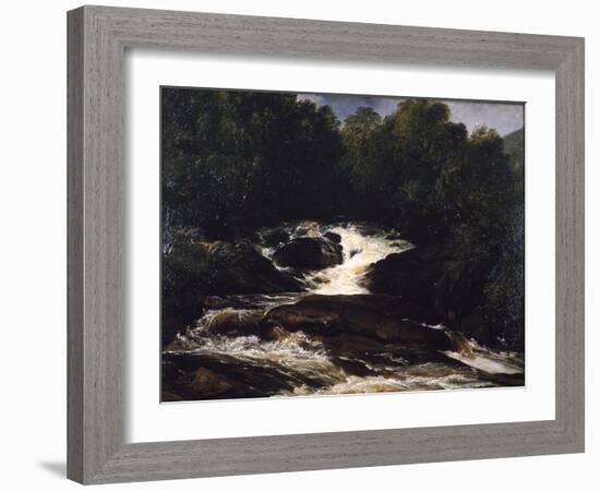 A Devonshire Stream, 1860-Frederick Richard Lee-Framed Giclee Print