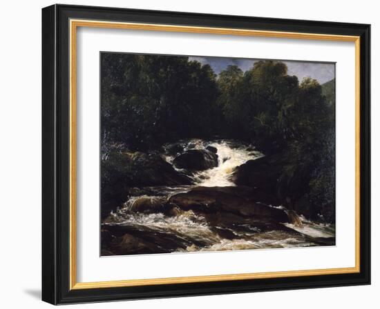 A Devonshire Stream, 1860-Frederick Richard Lee-Framed Giclee Print