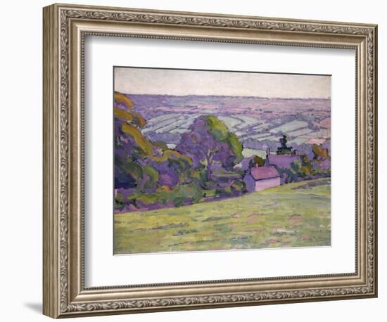 A Devonshire Valley, Number 1-Robert Polhill Bevan-Framed Premium Giclee Print
