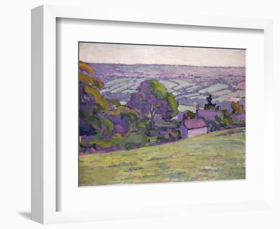 A Devonshire Valley, Number 1-Robert Polhill Bevan-Framed Premium Giclee Print