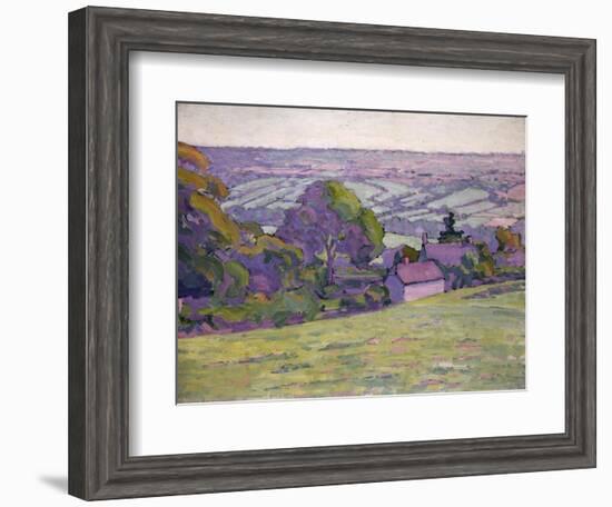 A Devonshire Valley, Number 1-Robert Polhill Bevan-Framed Giclee Print