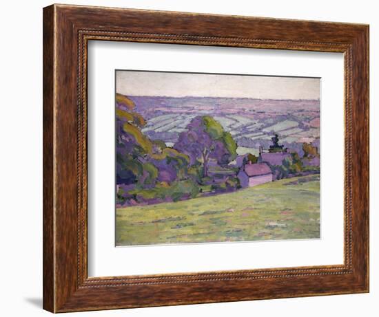 A Devonshire Valley, Number 1-Robert Polhill Bevan-Framed Giclee Print