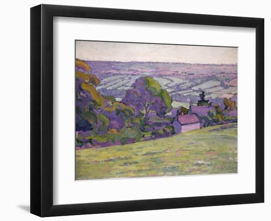 A Devonshire Valley, Number 1-Robert Polhill Bevan-Framed Giclee Print