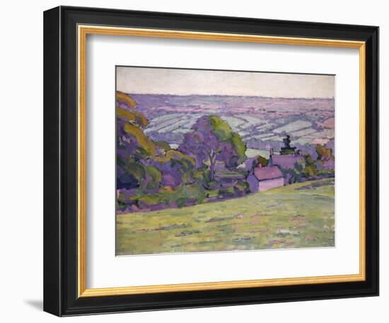 A Devonshire Valley, Number 1-Robert Polhill Bevan-Framed Giclee Print