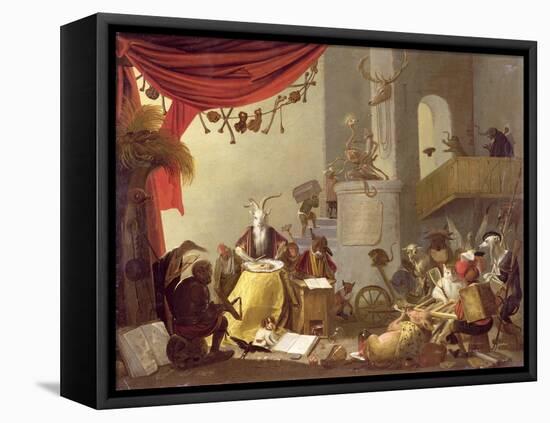 A Diablerie-Cornelis Saftleven-Framed Premier Image Canvas