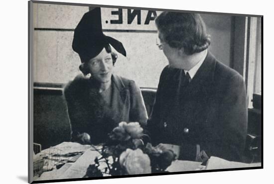 'A different hat soon', 1941-Cecil Beaton-Mounted Photographic Print