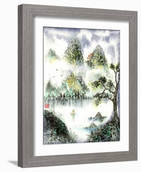 A Different View-Nan Rae-Framed Art Print