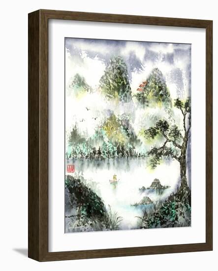 A Different View-Nan Rae-Framed Art Print