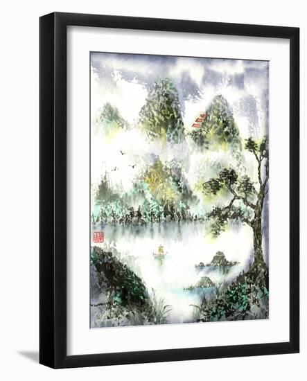 A Different View-Nan Rae-Framed Art Print