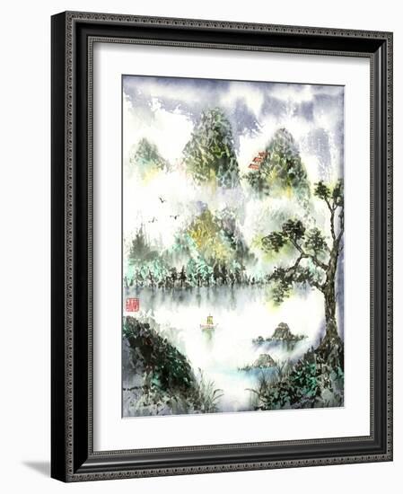 A Different View-Nan Rae-Framed Art Print