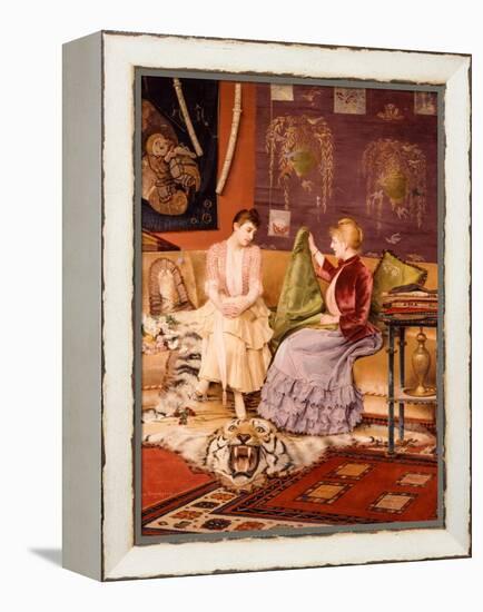 A Difficult Decision-Georges Croegaert-Framed Premier Image Canvas