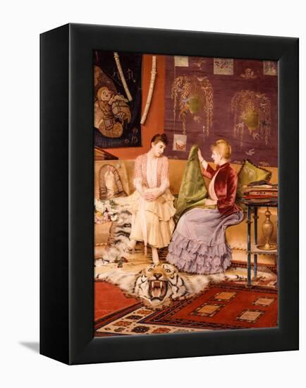 A Difficult Decision-Georges Croegaert-Framed Premier Image Canvas