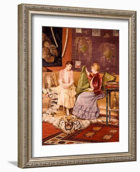 A Difficult Decision-Georges Croegaert-Framed Giclee Print