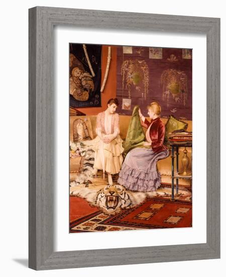 A Difficult Decision-Georges Croegaert-Framed Giclee Print