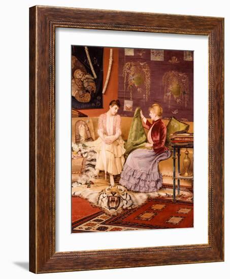 A Difficult Decision-Georges Croegaert-Framed Giclee Print