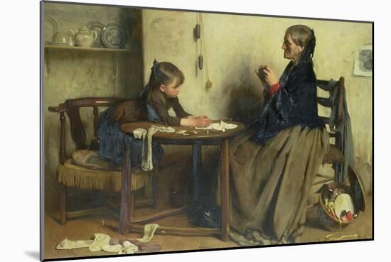 A Difficulty-Arthur Hacker-Mounted Giclee Print