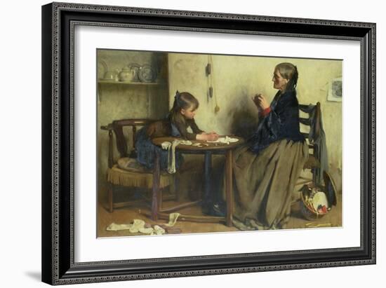 A Difficulty-Arthur Hacker-Framed Giclee Print