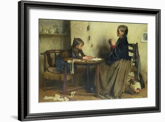 A Difficulty-Arthur Hacker-Framed Giclee Print