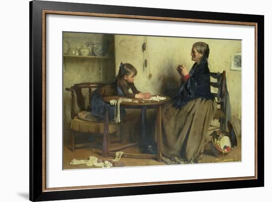 A Difficulty-Arthur Hacker-Framed Giclee Print