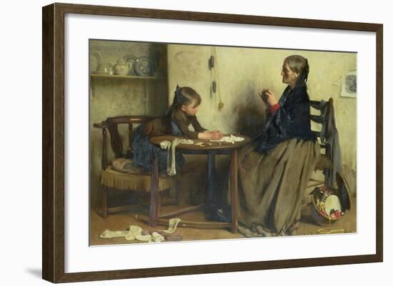 A Difficulty-Arthur Hacker-Framed Giclee Print