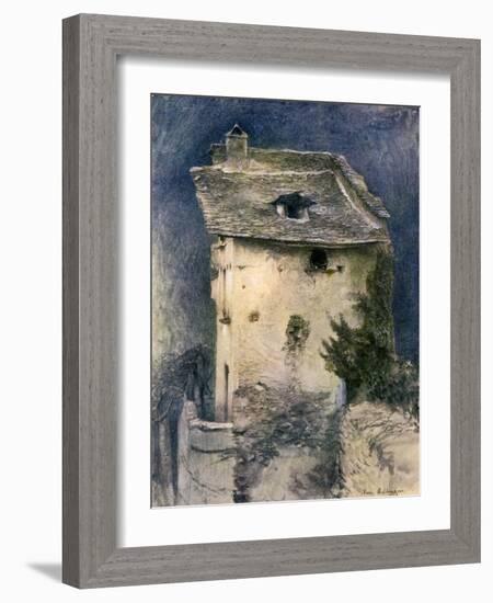 A Dilapidated Cottage, 19th Century-John Ruskin-Framed Giclee Print