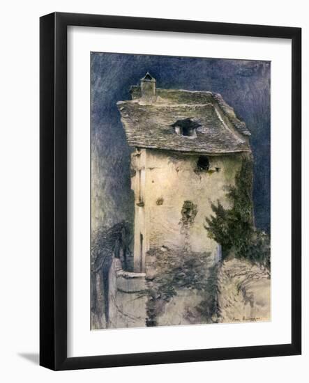 A Dilapidated Cottage, 19th Century-John Ruskin-Framed Giclee Print