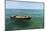 A Dingy Floats by Itself on Open Green Waters Near the Southern Coast of Cuba-James White-Mounted Photographic Print