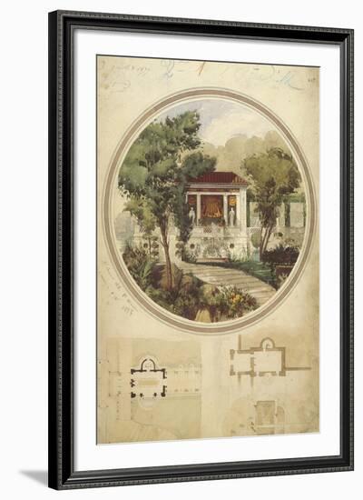 A Dining Room in Summer-Adrien Chancel-Framed Giclee Print