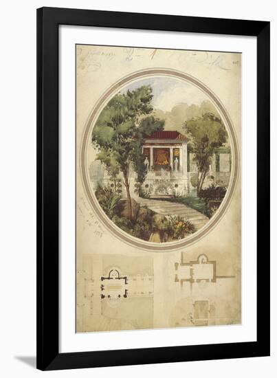 A Dining Room in Summer-Adrien Chancel-Framed Giclee Print